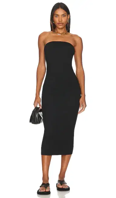 Michael Stars Rosella Strapless Midi Dress | Thumbnail 1 Michael Stars Rosella Strapless Midi Dress | Thumbnail 1
