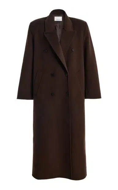 The Frankie Shop Gaia Double-Breasted Wool-Blend Coat | Thumbnail 2 The Frankie Shop Gaia Double-Breasted Wool-Blend Coat | Thumbnail 2
