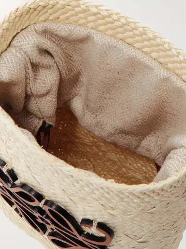 Loewe Paula's Ibiza Leather-Trimmed Raffia Bucket Bag - Men | Thumbnail 6 Loewe Paula's Ibiza Leather-Trimmed Raffia Bucket Bag - Men | Thumbnail 6