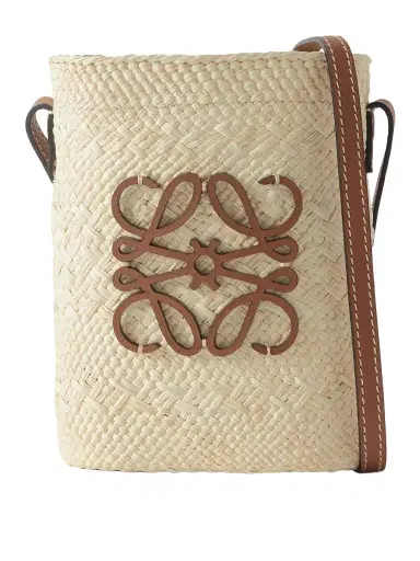 Loewe Paula's Ibiza Leather-Trimmed Raffia Bucket Bag - Men | Thumbnail 1 Loewe Paula's Ibiza Leather-Trimmed Raffia Bucket Bag - Men | Thumbnail 1