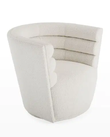 Jonathan Adler Maxime Club Swivel Chair, Olympus Oatmeal | Thumbnail 2 Jonathan Adler Maxime Club Swivel Chair, Olympus Oatmeal | Thumbnail 2
