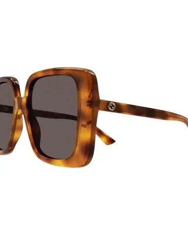 Gucci Oversized Square Havana Acetate Sunglasses | Thumbnail 1 Gucci Oversized Square Havana Acetate Sunglasses | Thumbnail 1