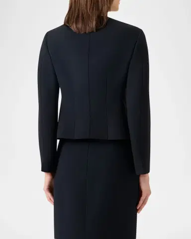Akris Kelia Virgin Wool Short Jacket | Thumbnail 2 Akris Kelia Virgin Wool Short Jacket | Thumbnail 2
