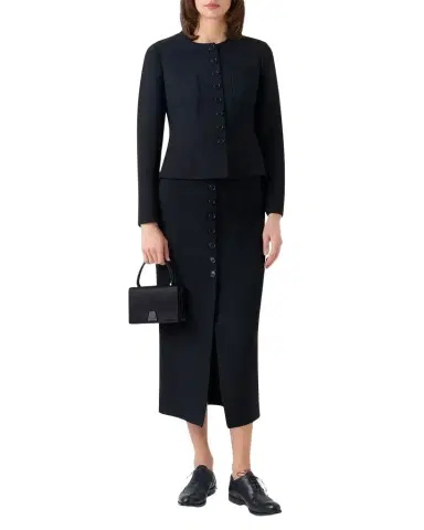 Akris Kelia Virgin Wool Short Jacket | Thumbnail 1 Akris Kelia Virgin Wool Short Jacket | Thumbnail 1