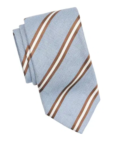 Canali Men's Striped Silk Tie | Thumbnail 2 Canali Men's Striped Silk Tie | Thumbnail 2