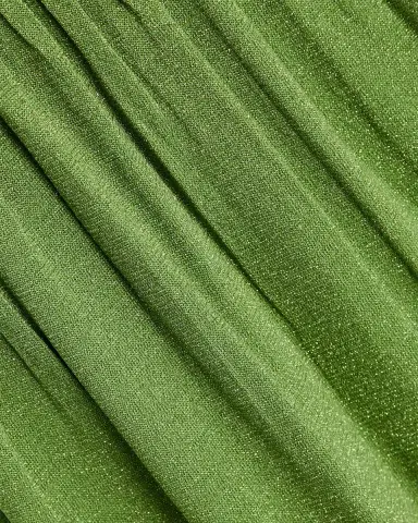 Retrofete Marcelle Metallic Knit Drop-Waist Halter Dress | Thumbnail 6 Retrofete Marcelle Metallic Knit Drop-Waist Halter Dress | Thumbnail 6