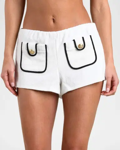 L'Agence Amiya Cotton Terry Shorts | Thumbnail 5 L'Agence Amiya Cotton Terry Shorts | Thumbnail 5