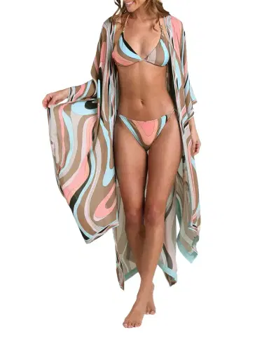 L'Agence Kara Abstract Swirl Cover-Up | Thumbnail 1 L'Agence Kara Abstract Swirl Cover-Up | Thumbnail 1