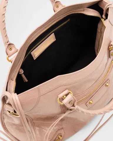 Balenciaga Le City Medium Leather Top-Handle Bag | Thumbnail 3 Balenciaga Le City Medium Leather Top-Handle Bag | Thumbnail 3