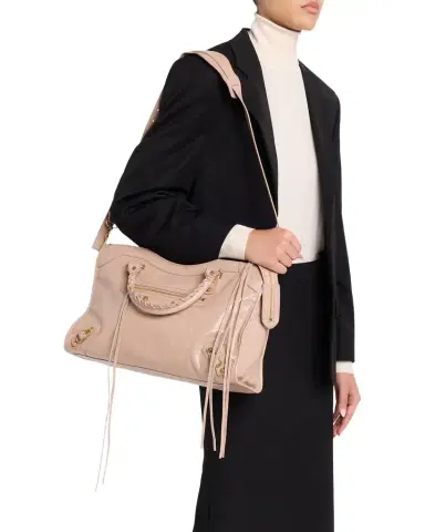 Balenciaga Le City Medium Leather Top-Handle Bag | Thumbnail 1 Balenciaga Le City Medium Leather Top-Handle Bag | Thumbnail 1