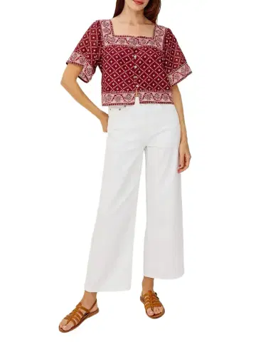 Rails Ellen Printed Crop Top | Thumbnail 1 Rails Ellen Printed Crop Top | Thumbnail 1