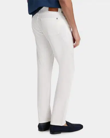 Canali Men's Cotton Straight Leg Five-Pocket Pants | Thumbnail 2 Canali Men's Cotton Straight Leg Five-Pocket Pants | Thumbnail 2