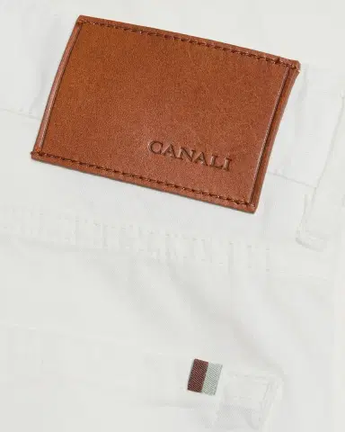 Canali Men's Cotton Straight Leg Five-Pocket Pants | Thumbnail 5 Canali Men's Cotton Straight Leg Five-Pocket Pants | Thumbnail 5