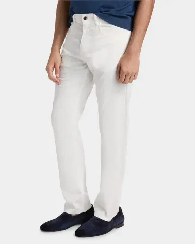 Canali Men's Cotton Straight Leg Five-Pocket Pants | Thumbnail 6 Canali Men's Cotton Straight Leg Five-Pocket Pants | Thumbnail 6