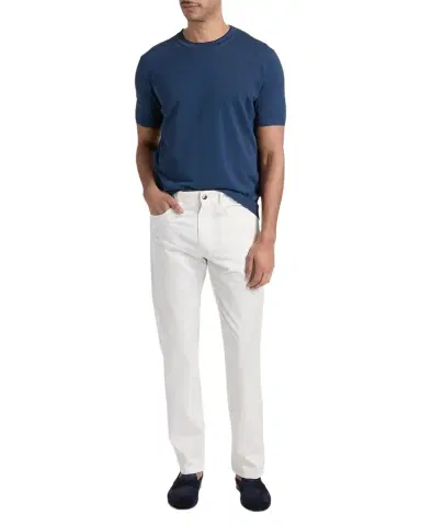 Canali Men's Cotton Straight Leg Five-Pocket Pants | Thumbnail 1 Canali Men's Cotton Straight Leg Five-Pocket Pants | Thumbnail 1