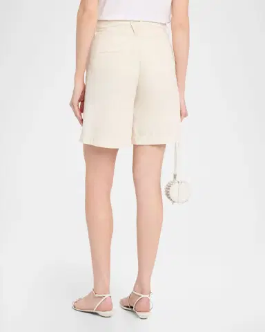 Veronica Beard Carter Front-Pocket Bermuda Shorts | Thumbnail 2 Veronica Beard Carter Front-Pocket Bermuda Shorts | Thumbnail 2