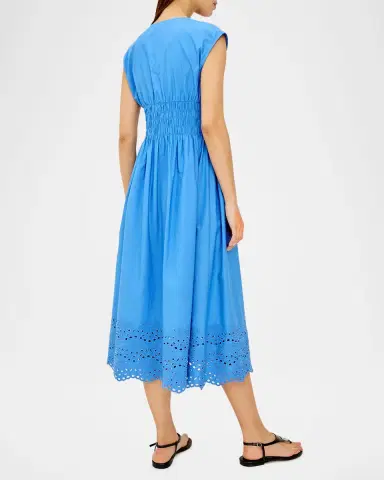 Rails Roxanne Embroidered Cotton Midi Dress | Thumbnail 2 Rails Roxanne Embroidered Cotton Midi Dress | Thumbnail 2