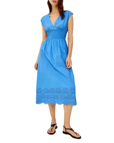 Rails Roxanne Embroidered Cotton Midi Dress | Thumbnail 1 Rails Roxanne Embroidered Cotton Midi Dress | Thumbnail 1