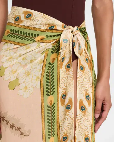 Agua Bendita Verona Printed Pareo Coverup | Thumbnail 4 Agua Bendita Verona Printed Pareo Coverup | Thumbnail 4