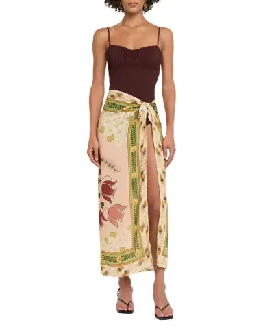 Agua Bendita Verona Printed Pareo Coverup | Thumbnail 1 Agua Bendita Verona Printed Pareo Coverup | Thumbnail 1
