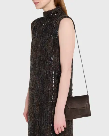 Brunello Cucinelli Suede Envelope Flap Clutch Bag | Thumbnail 2 Brunello Cucinelli Suede Envelope Flap Clutch Bag | Thumbnail 2