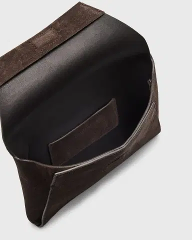 Brunello Cucinelli Suede Envelope Flap Clutch Bag | Thumbnail 4 Brunello Cucinelli Suede Envelope Flap Clutch Bag | Thumbnail 4