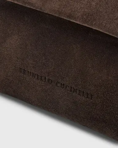 Brunello Cucinelli Suede Envelope Flap Clutch Bag | Thumbnail 6 Brunello Cucinelli Suede Envelope Flap Clutch Bag | Thumbnail 6