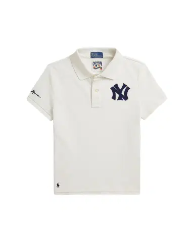 Polo Ralph Lauren Girl's Yankees Polo Shirt, Size 2- | Thumbnail 2 Polo Ralph Lauren Girl's Yankees Polo Shirt, Size 2- | Thumbnail 2