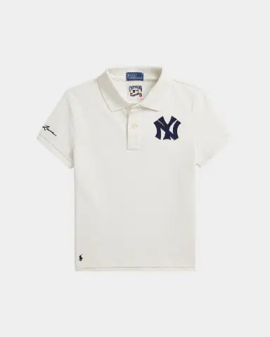Polo Ralph Lauren Girl's Yankees Polo Shirt, Size 2- | Thumbnail 3 Polo Ralph Lauren Girl's Yankees Polo Shirt, Size 2- | Thumbnail 3