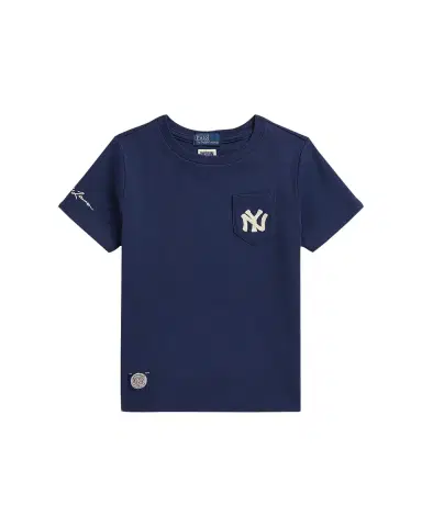 Polo Ralph Lauren Boy's Yankees Cotton Jersey T-Shirt, Size S- | Thumbnail 2 Polo Ralph Lauren Boy's Yankees Cotton Jersey T-Shirt, Size S- | Thumbnail 2