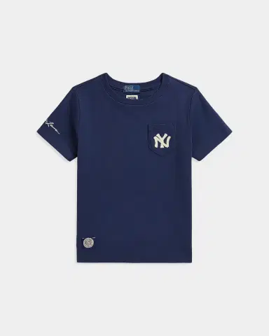 Polo Ralph Lauren Boy's Yankees Cotton Jersey T-Shirt, Size S- | Thumbnail 3 Polo Ralph Lauren Boy's Yankees Cotton Jersey T-Shirt, Size S- | Thumbnail 3