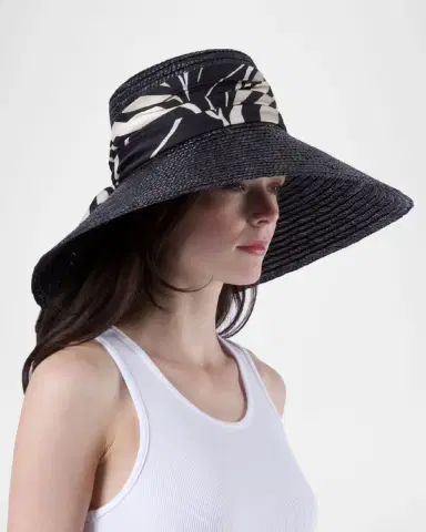 Eugenia Kim Mirabel Straw Wide-Brim Sun Hat | Thumbnail 3 Eugenia Kim Mirabel Straw Wide-Brim Sun Hat | Thumbnail 3