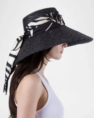 Eugenia Kim Mirabel Straw Wide-Brim Sun Hat | Thumbnail 4 Eugenia Kim Mirabel Straw Wide-Brim Sun Hat | Thumbnail 4