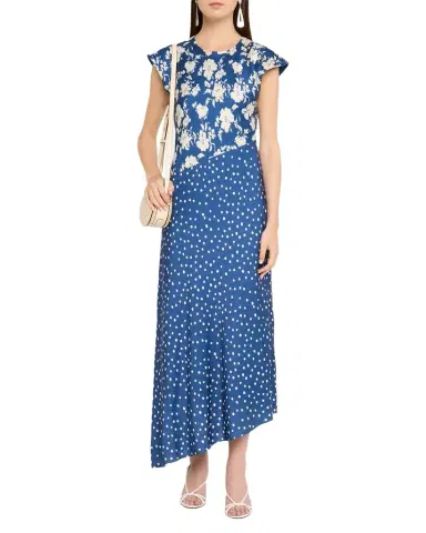 Tanya Taylor Violeta Printed Silk-Blend Maxi Dress | Thumbnail 1 Tanya Taylor Violeta Printed Silk-Blend Maxi Dress | Thumbnail 1