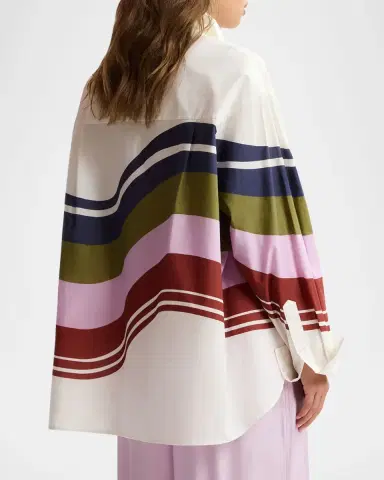 Essentiel Antwerp Stripe Oversized Boxy Shirt | Thumbnail 2 Essentiel Antwerp Stripe Oversized Boxy Shirt | Thumbnail 2