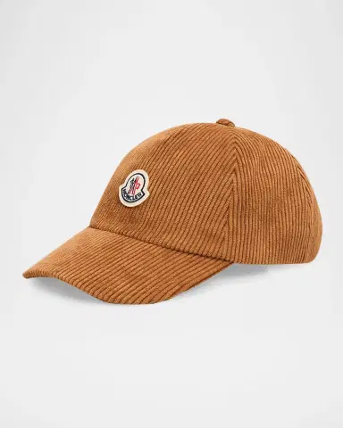 Moncler Corduroy Logo Baseball Cap | Thumbnail 3 Moncler Corduroy Logo Baseball Cap | Thumbnail 3