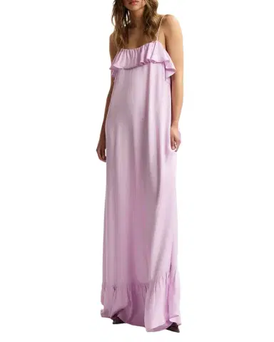 Essentiel Antwerp Ruffled Back-Tie Maxi Dress | Thumbnail 1 Essentiel Antwerp Ruffled Back-Tie Maxi Dress | Thumbnail 1