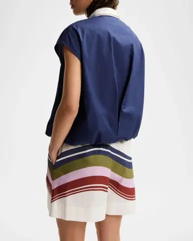 Essentiel Antwerp Button-Front Beaded-Collar Shirt | Thumbnail 2 Essentiel Antwerp Button-Front Beaded-Collar Shirt | Thumbnail 2