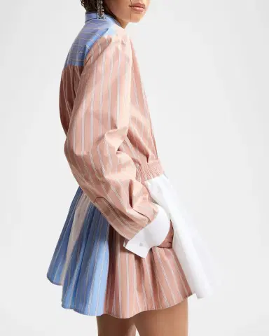 Essentiel Antwerp Oversized Patchwork Shirt | Thumbnail 2 Essentiel Antwerp Oversized Patchwork Shirt | Thumbnail 2
