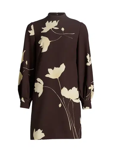 Lela Rose Women's Elizabeth Floral Crêpe Minidress | Thumbnail 1 Lela Rose Women's Elizabeth Floral Crêpe Minidress | Thumbnail 1