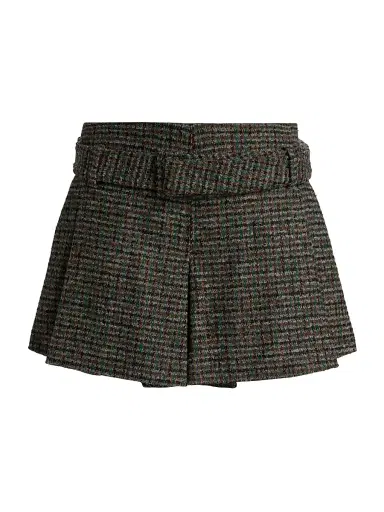 A.L.C. Women's Como Tweed Shorts - Cognac Forest | Thumbnail 1 A.L.C. Women's Como Tweed Shorts - Cognac Forest | Thumbnail 1