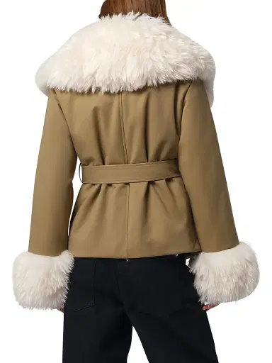 Apparis Women's Parker Belted Jacket | Thumbnail 6 Apparis Women's Parker Belted Jacket | Thumbnail 6