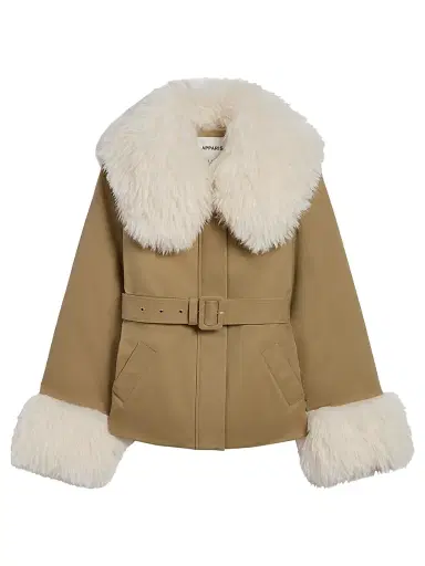 Apparis Women's Parker Belted Jacket | Thumbnail 1 Apparis Women's Parker Belted Jacket | Thumbnail 1