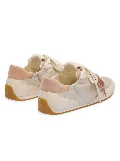 Stuart Weitzman Women's Bond Ruche Tonal Colorblocked Low-Top Sneakers | Thumbnail 3 Stuart Weitzman Women's Bond Ruche Tonal Colorblocked Low-Top Sneakers | Thumbnail 3