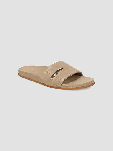 Vince Women's Sadie Suede Slide Sandals | Thumbnail 2 Vince Women's Sadie Suede Slide Sandals | Thumbnail 2