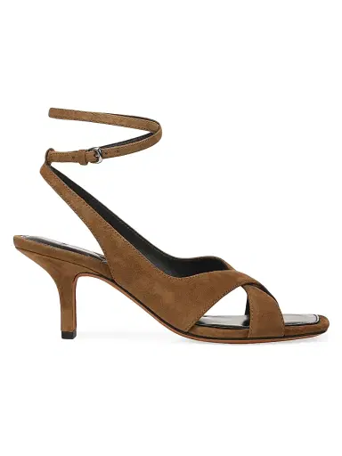 Vince Women's 65MM Lola Suede Strappy Sandals | Thumbnail 1 Vince Women's 65MM Lola Suede Strappy Sandals | Thumbnail 1