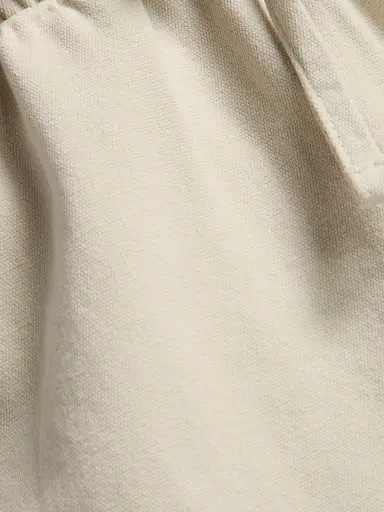 FRAME Men's Cotton Canvas Drawstring Shorts - Off White | Thumbnail 7 FRAME Men's Cotton Canvas Drawstring Shorts - Off White | Thumbnail 7