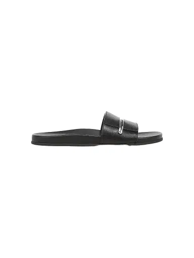 Vince Women's Sadie Leather Slide Sandals | Thumbnail 1 Vince Women's Sadie Leather Slide Sandals | Thumbnail 1