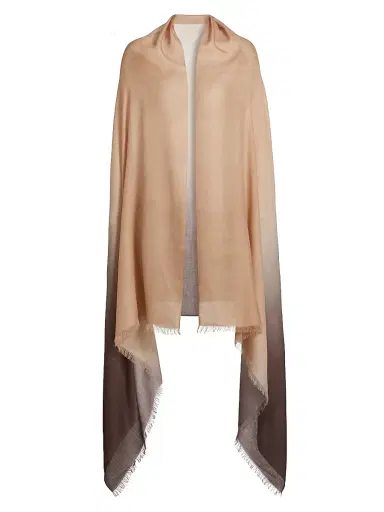 Sofia Cashmere Women's Ombré CashmereScarf - Brown Tan | Thumbnail 3 Sofia Cashmere Women's Ombré CashmereScarf - Brown Tan | Thumbnail 3