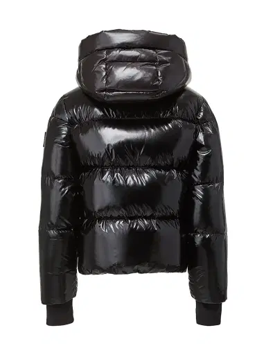 SAM. Little Girl's & Girl's Elsa Glossy Down Puffer Jacket - Caviar | Thumbnail 4 SAM. Little Girl's & Girl's Elsa Glossy Down Puffer Jacket - Caviar | Thumbnail 4